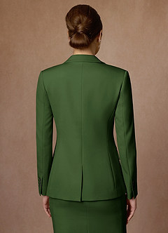 front Kennedy Oliwa Sukienka Ze Stretchem Strukturalnym