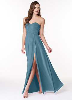 Azazie Arabella Allure Bridesmaid Dresses Bermuda A-Line Sweetheart Neckline Chiffon Convertible Dress image3