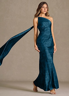 Maxi jurk Sapphira Marine Zwart image4