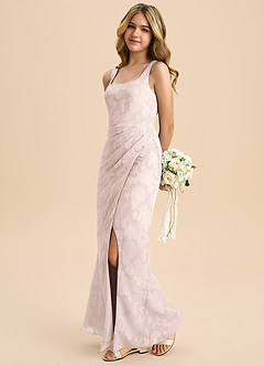 Azazie Mero Junior Klä av Tubklänning i Blommig Utbrändhet Plisserad image6