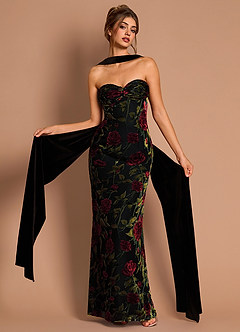 Delyth Black Multi Maxi Dress image3