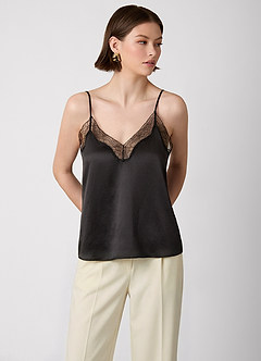 front 100% Washable Silk Camisole