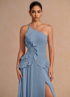 Maxi jurk Melody Poederblauw image5