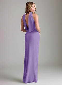 Azazie Lusinda Bridesmaid Dresses Tahiti Mermaid Off the Shoulder Chiffon Convertible Dress image6
