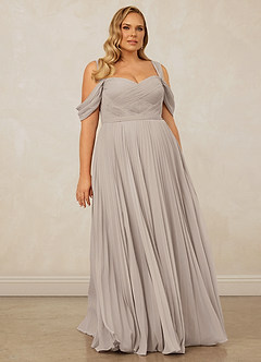 Christian Siriano Bridal for Azazie 1013 Bridesmaid Dresses Frost A-Line Off the Shoulder Chiffon Dress image10