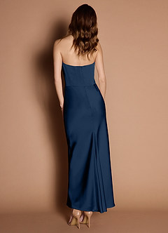 Debby Navy Midi Dress image3