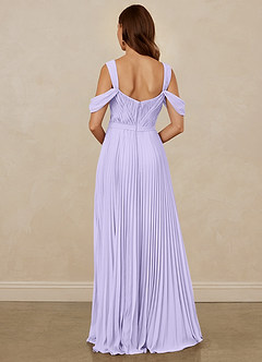 Christian Siriano Bridal for Azazie 1013 Bridesmaid Dresses Lilac A-Line Off the Shoulder Chiffon Dress image3