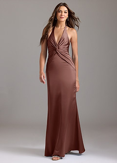 Vestido Moca Coco Largo Valerie image3