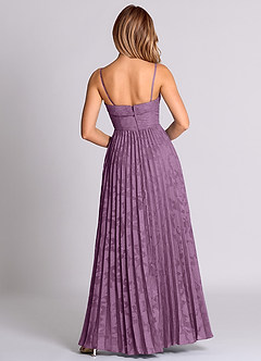 Azazie Mariana Bridesmaid Dresses Wisteria A-Line Strapless Floral Burnout Convertible Dress image8