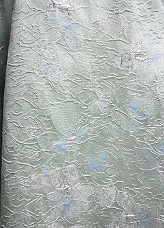 Azazie Lacey Kleider für die Brautmutter A-Linie Schulterfrei Blumen-Jacquard Kleid Agaven Jacquard image8