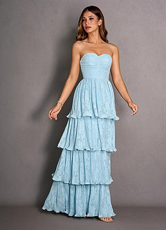 Marisol Sky Blue Maxi Dress image3