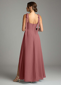 Azazie Debra Bridesmaid Dresses Amethyst A-Line with Pockets Chiffon Convertible Dress image10