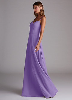 Azazie Marley Bridesmaid Dresses Tahiti A-Line Off the Shoulder Chiffon Convertible Dress image6