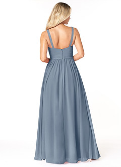 Azazie Chanel Bridesmaid Dresses Twilight A-Line Pleated Chiffon Dress image2