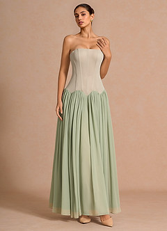 Eirisse Light Green Maxi Dress image4