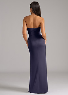 Azazie Marla Bridesmaid Dresses Stormy Sheath Strapless Stretch Satin Convertible Dress image6