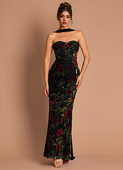Delyth Black Multi Maxi Dress image5