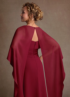 Azazie Marilla Suknie dla Matki Panny Młodej Linia A Pofałdowany Szyfon Długość podłogi Sukienka image7