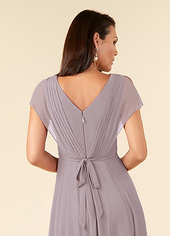 Azazie Palana Mother of the Bride Dresses Dusk A-Line Lace Chiffon Dress image5