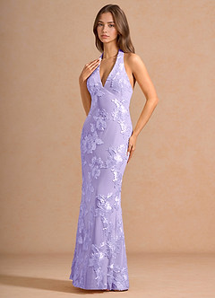 Dulcie Pale Purple Maxi Dress image3
