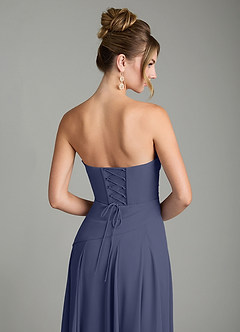Azazie Gabriela Brautjungfernkleider Eine Linie Korsett Chiffon Kleid Sturm image11