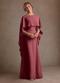 Azazie Marilla Brudens mor kjoler A-Line Plisseret Chiffon Gulv-længde Kjole image6