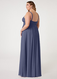 Azazie Chanel Bridesmaid Dresses Stormy A-Line Pleated Chiffon Dress image9