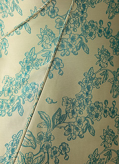 Anastasia Platina Kricka Jacquard snörning bröllopsgäst image5