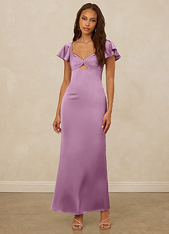 Christian Siriano Bridal for Azazie 1005 Brautjungfernkleider Etui Herzausschnitt Stretch-Satin Kleid Blauregen image4