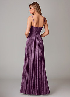 Azazie Akiko Bridesmaid Dresses Wisteria A-Line Sweetheart Neckline Floral Burnout Dress image2