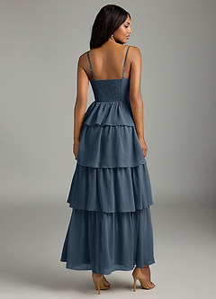 Azazie Kaiden Bridesmaid Dresses Neptune A-Line Sweetheart Neckline Chiffon Dress image2