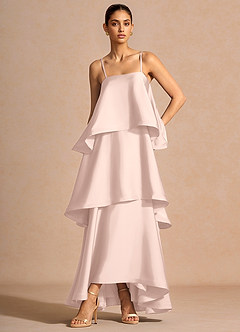 Vestido Rosa Empolvado Largo Itasca image4