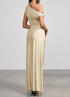 Vestido Champán Maxi Elowen image3