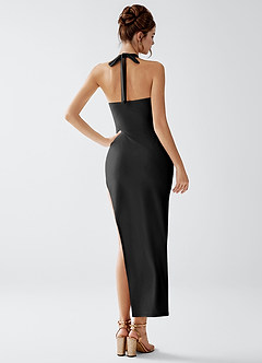 Lorna Black Stretch Knit Dress image2