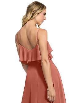 Azazie Jean Bridesmaid Dresses Clay A-Line Chiffon Convertible Dress image5