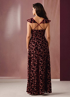 Maxi jurk Athena Wijn Multi image3