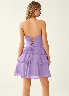 Orosecy Light Purple Mini Dress image6