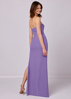 Barbie ♥ Azazie Bridesmaid Dresses Tahiti Sheath Strapless Chiffon Convertible Dress image6