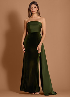 Catherine Olivgrün Maxikleid image6