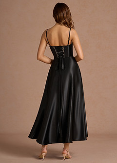 Robe Longue Noir Elvie image2