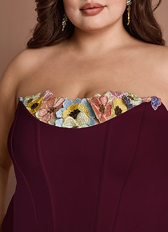 Liliah Merlot Maxi Dress image12