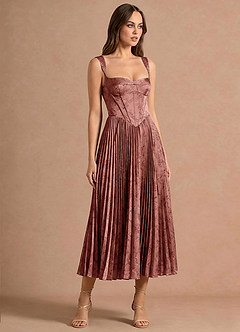 Isonelle Vintage Rose Midi Dress image4