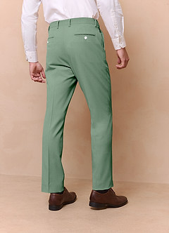 front James Matcha Structured Stretch Dress Pants