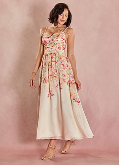 Vestido Floral Antiguo Largo Esme image5