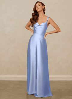 Christian Siriano Bridal for Azazie 1001 Bridesmaid Dresses Ice A-Line Sweetheart Neckline Stretch Satin Dress image3