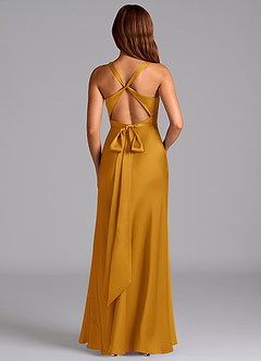 Azazie Hati Brudtärnklänningar Klä av Sjöjungfru i Stretch Satin Knäck image7