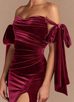 Verelith Merlot Vestido largo image4