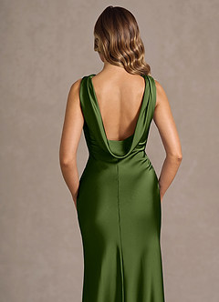Cyanee Olive Green Maxi Dress image5