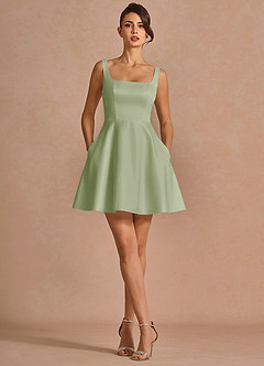 Vestido Verde Claro Mini Brynn image4