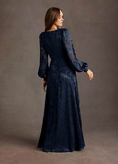 Maxi jurk Cerise Marine image2